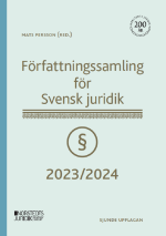 Författningssamling För Svensk Juridik - 2023/2024