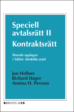 Speciell Avtalsrätt Ii - Kontraktsrätt, Första Häftet - Särskilda Avtal