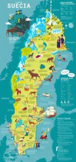 El Mapa De Suecia (5 Pack)