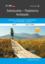 Outdoorkartan Saltoluokta Padjelanta Kvikkjokk - Blad 3 Skala 1- 75 000