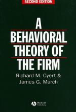 Behavioral Theory Of The Firm