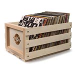 Skivback / Låda i trä för LP-skivor Crosley