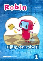 Robin Åk 1 Läsebok Blå Hjälp, En Robot!