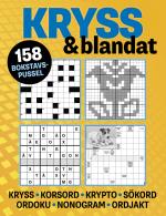 Kryss & Blandat - 158 Bokstavspussel Med Kryss, Korsord, Krypto, Sökord, Or