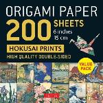 Origami Paper 200 Sheets Hokusai Prints 6" (15 Cm)