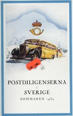 Postdiligenserna i Sverige Sommaren 1939