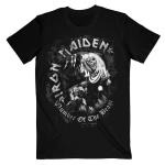 Iron Maiden: Unisex T-Shirt/Number Of The Beast Grey Tone (X-Large)