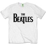 The Beatles: Unisex T-Shirt/Drop T Logo (Retail Pack) (Small)