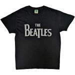 The Beatles: Unisex T-Shirt/Drop T Logo Vintage (Small)