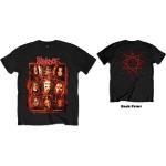 Slipknot: Unisex T-Shirt/Rusty Face (Back Print) (X-Large)