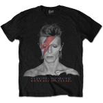 David Bowie: Unisex T-Shirt/Aladdin Sane (X-Large)