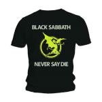 Black Sabbath: Unisex T-Shirt/Never Say Die (Large)