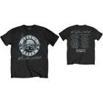 Guns N Roses: Guns N` Roses Unisex T-Shirt/Not in this Lifetime Tour Xerox (Back Print) (Large)