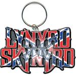 Lynyrd Skynyrd: Keychain/Flag Logo (Enamel In-fill)