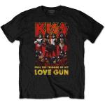 KISS: Unisex T-Shirt/Love Gun Glow (Large)