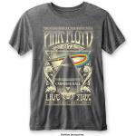 Pink Floyd: Unisex T-Shirt/Carnegie Hall (Burnout) (X-Large)