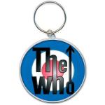 The Who: Keychain/Target Logo (Enamel In-fill)