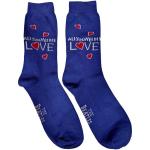 The Beatles: Ladies Ankle Socks/All you need is love (UK Size 4 - 7)