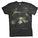 Metallica: Unisex T-Shirt/Master of Puppets Distressed (Large)