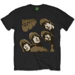 The Beatles: Unisex T-Shirt/Rubber Soul Sketch (Large)