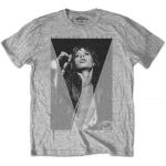 The Rolling Stones: Unisex T-Shirt/Mick Triangle (Medium)