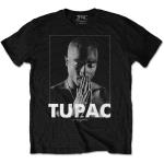 Tupac: Unisex T-Shirt/Praying (Small)