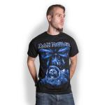 Iron Maiden: Unisex T-Shirt/Final Frontier Blue Album Spaceman (Large)