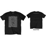 Joy Division: Unisex T-Shirt/Unknown Pleasures (Back Print) (Medium)