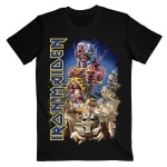 Iron Maiden: Unisex T-Shirt/Somewhere Back in Time (Black) (Medium)