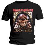 Iron Maiden: Unisex T-Shirt/Legacy Aces (Large)