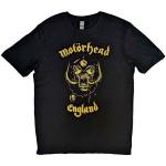 Motörhead: Unisex T-Shirt/England Classic Gold (Small)