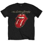 The Rolling Stones: Unisex T-Shirt/Plastered Tongue (Small)