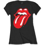 The Rolling Stones: Ladies T-Shirt/Classic Tongue (Retail Pack) (Small)