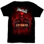 Judas Priest: Unisex T-Shirt/Epitaph Red Horns (Small)