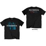 Deftones: Unisex T-Shirt/Static Skull (Back Print) (Large)