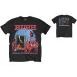 Rush: Unisex T-Shirt/1981 Tour (Back Print) (X-Large)