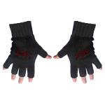 Slayer: Unisex Fingerless Gloves/Scratched Logo
