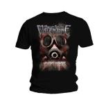 Bullet For My Valentine: Unisex T-Shirt/Temper Temper Gas Mask (Medium)