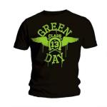 Green Day: Unisex T-Shirt/Neon Black (XX-Large)