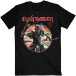 Iron Maiden: Unisex T-Shirt/Senjutsu Eddie Warrior Circle (Small)
