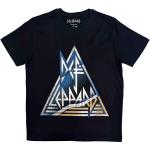 Def Leppard: Unisex T-Shirt/Triangle Logo (Large)