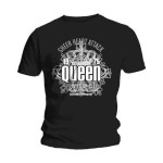 Queen: Unisex T-Shirt/Sheer Heart Attack (Black) (Small)