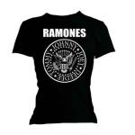 Ramones: Ladies T-Shirt/Seal (Skinny Fit) (Large)