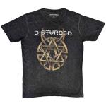 Disturbed: Unisex T-Shirt/Riveted (Wash Collection) (Large)