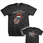 The Rolling Stones: Unisex T-Shirt/Tour of America 78 (Back Print) (Medium)