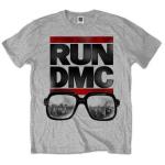 Run DMC: Unisex T-Shirt/Glasses NYC (Small)