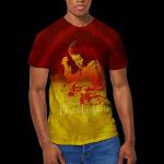 Jimi Hendrix: Unisex T-Shirt/Electric Ladyland (Wash Collection) (Large)