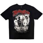 Mötley Crue: Unisex T-Shirt/Greatest Hits Band Shot (Large)