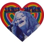 Janis Joplin: Standard Printed Patch/Heart