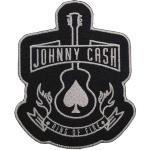 Johnny Cash: Standard Woven Patch/Guitar